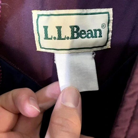 LL Bean Vintage Purple Thinsulate Parka Long Winter Coat in Size Medium/Large - Picture 11 of 16